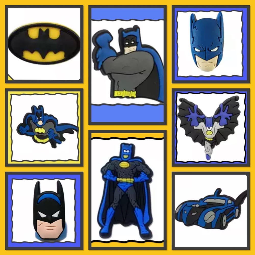 🔹New🔹Batman Croc/Backpack Charms 🔹